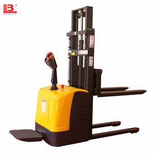 1000kg 2000kg 포크 리프팅 높이 3 미터 개인화 된 자동 리프트 지게차 스탠드 전체 전기 스태커 지게차 - Product Image 5