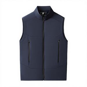 Chaleco de Trabajo Personalizado con Logotipo OEM, Chaqueta Impermeable de Secado Rápido para Otoño, Uniforme de Empresa, Ropa de Trabajo para Hombre, Lona Suave - Product Image 4
