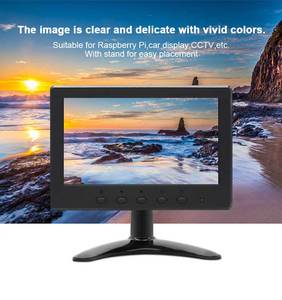 Nhà máy trực tiếp bán IPS 12V 24V HD mi VGA AV CCTV AHD TFT xe trở lại chỗ ngồi 7 inch LCD màn hình Màn hình - Product Image 6