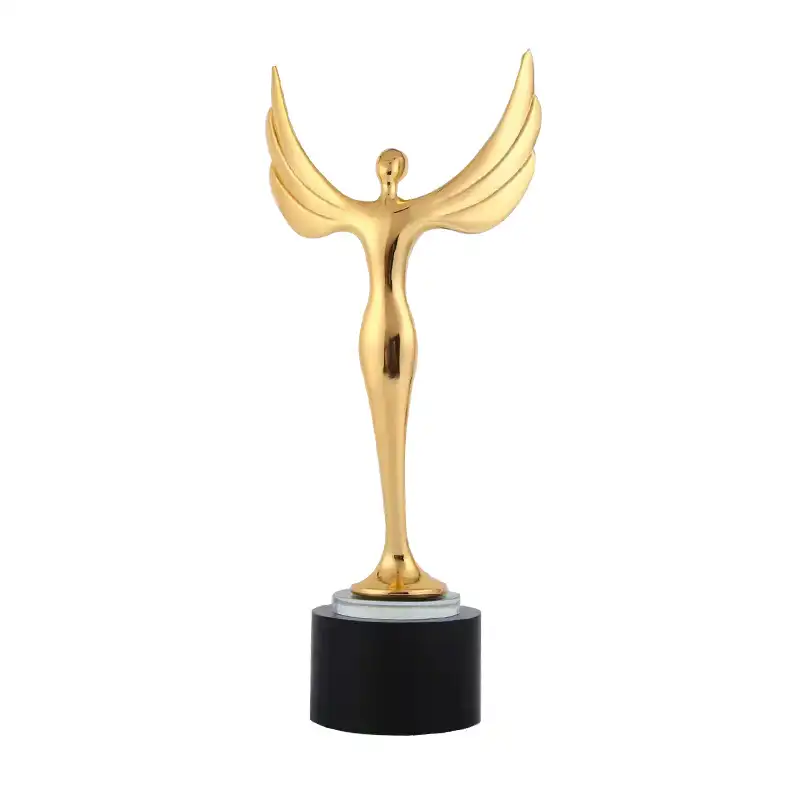 Высококачественная Золотая небольшая Статуэтка с золотым покрытием и наградой «Оскар» на заказ от JY