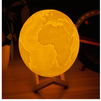 3D Earth Milky Way LED Night Light Lamp Table Desk Home Decorative Nightlight Gifts for Kids
