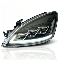 Phares avant de voiture, ensemble de phares avant, mise à niveau LED, 3 lentilles de projecteur, accessoires pour Mitsubishi Lancer 2003-2008