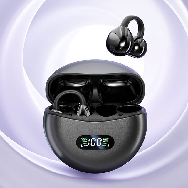 2026 New Arrival Q71 Ear Clip Earbuds Open Ear Design Non in Ear Type Leakage Reduction Long Battery Life for Workouts