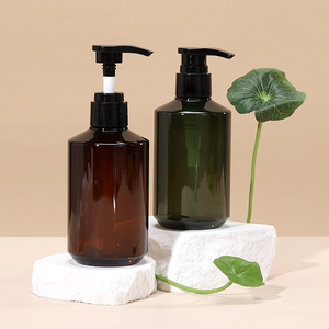 Bán Buôn Sang Trọng Chất Lượng Cao 300Ml 500Ml Màu Xanh Lá Cây Lucency Pet Cơ Thể Rỗng Rửa Tóc Dầu Gội Đầu Và Điều Hòa Bơm Chai - Product Image 1