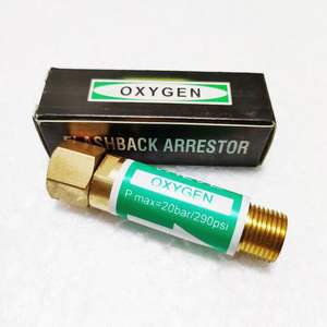 Adaptateur d'allumage anti-retour pour torche industrielle G3/8, régulateur d'oxygène/acétylène, en emballage blister 9/16 - Product Image 2