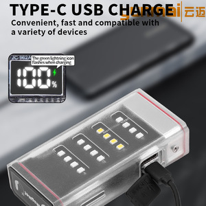 ยุนมัยไฟ LED ทำงานอเนกประสงค์ 3000 มิลลิแอมป์แบบชาร์จไฟได้ฐานแม่เหล็กเปลือกเรืองแสงใช้กลางแจ้ง - Product Image 3