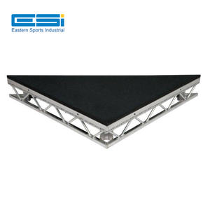 Plataforma de escenario LiteDeck portátil ESI 1x1m 1x2m 1,22x1,22 m Pantalla de armazón cuádruple de aluminio 500kg Capacidad de carga Modular Quick - Product Image 6