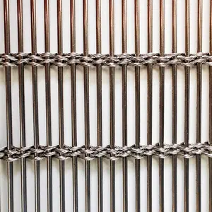 Decorative Security Metal Wire Mesh Wall Curtain Chains Metal Chainlink Stainless Steel Flexible And Soft Weawing Curtains