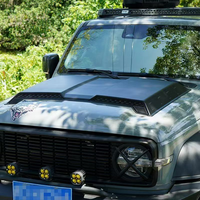 Cache de capot noir en ABS nouvellement amélioré, compatible avec les accessoires GWM Tank 300