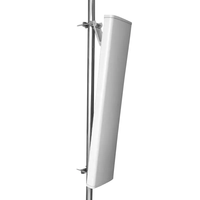Haute qualité 6 Pols 1710 ~ 2690MHz 65 ° 18dBi 2 ° ~ 12 ° antenne RCU intégrée et remplaçable antenne de Station de base