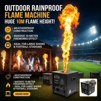 Machine à flammes verticale professionnelle étanche 10m pour extérieur, projecteur de feu DMX512 pour événements majeurs, concerts et spectacles en plein air