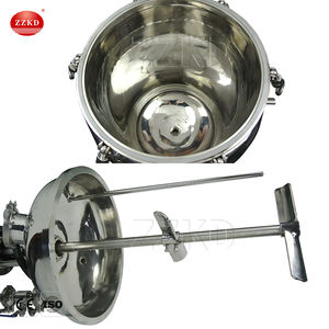 Reactor de acero inoxidable encamisado de 60L 80L con condensador y purificador para resinas de aldehído - Product Image 5