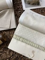 Rideau texturé aspect lin de designer, draperie de fenêtre tissée de qualité supérieure, multi-textures, taille personnalisée pour la décoration intérieure haut de gamme de villas et de maisons.