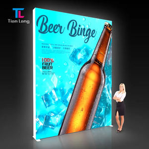 Caja de luz retroiluminada de tela de aluminio TianLang, tablero de tela de película de PVC de tela suave, caja de luz LED sin marco, Marco personalizado Ad LED SEG - Product Image 2