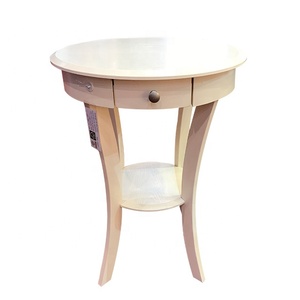 Moderna <span class=keywords><strong>cama</strong></span> de MDF, <span class=keywords><strong>mesa</strong></span> <span class=keywords><strong>auxiliar</strong></span> con almacenamiento para sala de estar - Product Image 1