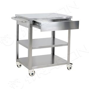 Fabriek Ziekenhuis Medische 3-Layer Rvs Trolley Kar Met Wiel - Product Image 1