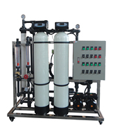 Système de purification d'eau contrôlé par PLC 250L/H avec filtre à membrane d'ultrafiltration Garantie 1 an