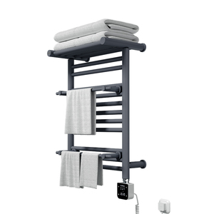 <span class=keywords><strong>Radiateur</strong></span> de salle de bain en anthracite pour <span class=keywords><strong>chauffage</strong></span> <span class=keywords><strong>central</strong></span>, porte-serviettes chauffant, 1200 x 500 mm - Product Image 4