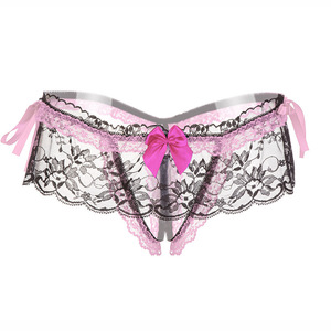 <span class=keywords><strong>Tanga</strong></span> de Encaje Transparente Sexy de Alta Calidad, con Abertura Real <span class=keywords><strong>en</strong></span> la Entrepierna, Transpirable, de Talle Bajo, Ropa Interior Erótica para Mujer, <span class=keywords><strong>Tanga</strong></span> con Tirantes <span class=keywords><strong>en</strong></span> T - Product Image 5