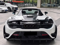 Body Kit Serat Karbon Baru Bumper Belakang (Dengan Lubang Sensor Park Assist) Spoiler Belakang untuk 720S Upgrade 765LT