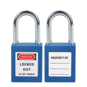 Industrie LOTO Safety Padlock Device Locked With Keyed Alike Feature For Lockout-Tagout Equipment Overhaul