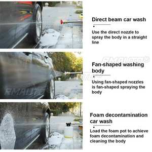 เครื่องฉีดน้ำแรงดันสูงไร้สาย 10000mAh ปืนฉีดน้ำล้างรถ หัวฉีดน้ำแรงดันสูง เครื่องทำความสะอาด สำหรับแบตเตอรี่ Makita 18V - Product Image 3