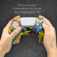 Housse de protection en silicone pour manette de jeu vidéo PS5