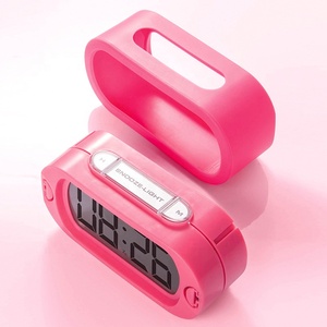 KH-CL010 Bàn Đèn Nền Không Thể Phá Vỡ Silicon Snooze Điện Tử Kỹ Thuật Số Đồng Hồ Báo Thức Với Thêm Màn Hình LCD Lớn - Product Image 6