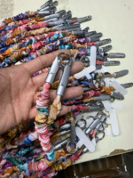 Desain Baru Kabel Data Pengisian Cepat Dual C-type PD 60W Transmisi Data Paduan Seng Tali Gantung Ponsel Logo Kustom