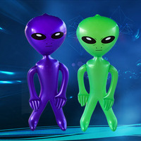 Jouets extraterrestres en PVC de 90 cm, poupée extraterrestre gonflable verte pour la publicité
