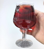Gobelet à champagne en plastique incassable, détachable et réutilisable, style rétro cristal, pour événements majeurs, fêtes, mariages et réceptions (vente en gros)