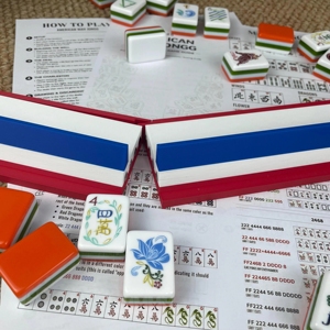 Set di supporti per Mahjong americano con spintori magnetici – Set di 4 supporti stampati in 3D da 17,32 pollici - Product Image 2