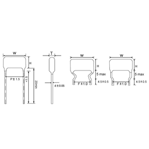 Tụ Điện Màng Mỏng 404j100v P7.5 Sử Dụng Sạc Không Dây Cho Điện Thoại Di Động - Product Image 6