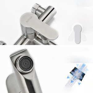 ก๊อกน้ำติดผนังห้องน้ำ สแตนเลส SUS 304 สำหรับอ่างอาบน้ำ น้ำร้อนน้ำเย็น - Product Image 5