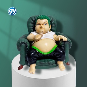 Une Pièce GK Lightning Modèle Fat Série Zoro <span class=keywords><strong>Luffy</strong></span> Sanji Assis Pose Figure Anime Chibi Statue Collection Modèle Décor - Product Image 4
