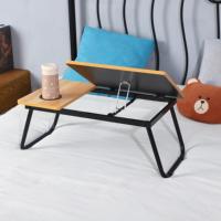 Support réglable pour ordinateur, Table de bureau, PC Portable, pour ordinateur Portable, avec gobelet, pour lit, pouces