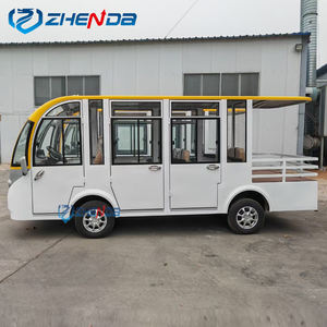 حافلات حافلات بشهادة CE ماركة جديدة مخصصة سيارة أنيقة مطار شاطئ فندق كهربائي 72 فولت منتجع مكوك - Product Image 4