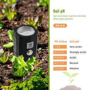 PH et <span class=keywords><strong>humidimètre</strong></span> du sol 2-en-1 ~ Testeur précis pour la surveillance de l'état du sol dans les fermes et les serres - Product Image 4