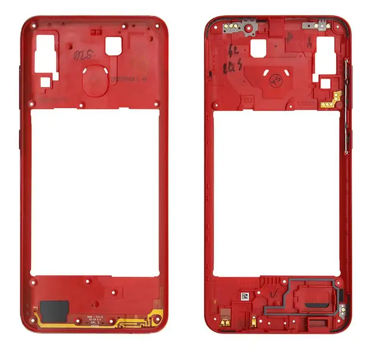 New Middle Frame For Galaxy A20 A205 / A30 A305 / A40 A405 / A50 A505 Mid Bezel Frame Back Housing Case Part