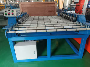 Halbautomat ische Bördel maschine Metall Stahl Biege kanten maschine Farbe Stahls aum maschine für die Fliesen herstellung - Product Image 4