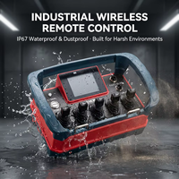 Controlador Hidráulico Proporcional Inalámbrico Profesional de 4, 5, 6 y 8 Palancas NM-032, Control Remoto Hidráulico de Alta Resistencia