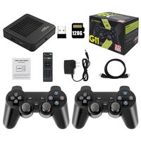 Nouvelle console de jeux vidéo 4K HD, plus de 30000 jeux, 64 Go/128 Go, système TV, console de jeux classique G11 Pro pour PS1 PSP