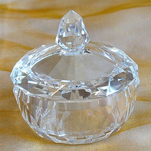 Bella scatola di gingillo gioiello di cristallo a forma di cuore per <span class=keywords><strong>bomboniere</strong></span> di nozze - Product Image 4