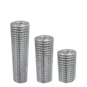 Ticari Galvanizli Demir Kaynaklı Tel Örgü Çit 4x4 Kare Örgü Korozyon Önleyici İnşaat ve Kafes İçin - Product Image 1