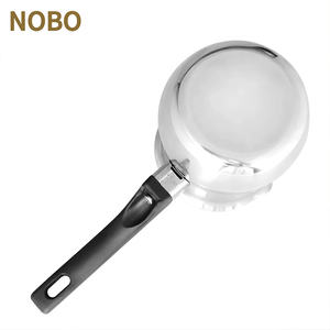 Juego de calentadores de café <span class=keywords><strong>con</strong></span> olla de leche, juegos de utensilios de cocina de acero inoxidable, pulido de espejo, olla para derretir <span class=keywords><strong>Chocolate</strong></span> individual interior y exterior - Product Image 6