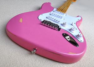 <span class=keywords><strong>Chitarra</strong></span> Elettrica Flyoung <span class=keywords><strong>Rosa</strong></span> Stile Vintage a Prezzo Conveniente - Product Image 4