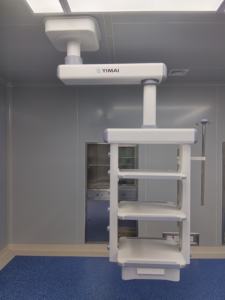 YSH <span class=keywords><strong>Veterinaria</strong></span> de alta calidad, fuerte, práctica y fácil de mover, torre de grúa de Hospital, torre de laparoscopio de un solo brazo de lujo - Product Image 3