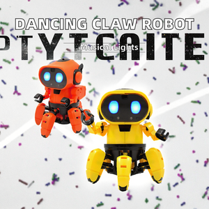 Nouveau jouet éducatif électrique rotatif pour enfants de 8 à 13 ans, robot amusant à six griffes avec musique et danse - Product Image 2