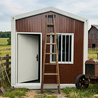 Casa Modular Prefabricada de Diseño Moderno y Reciclable para Granja, con Estructura de Acero Resistente
