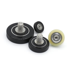 Rodamientos BDR Suministrados por el Fabricante, Poleas Recubiertas de TPU, Rodillos de Goma Suave Resistentes al Desgaste para Cajones y Ventanas, Tornillos - Product Image 5